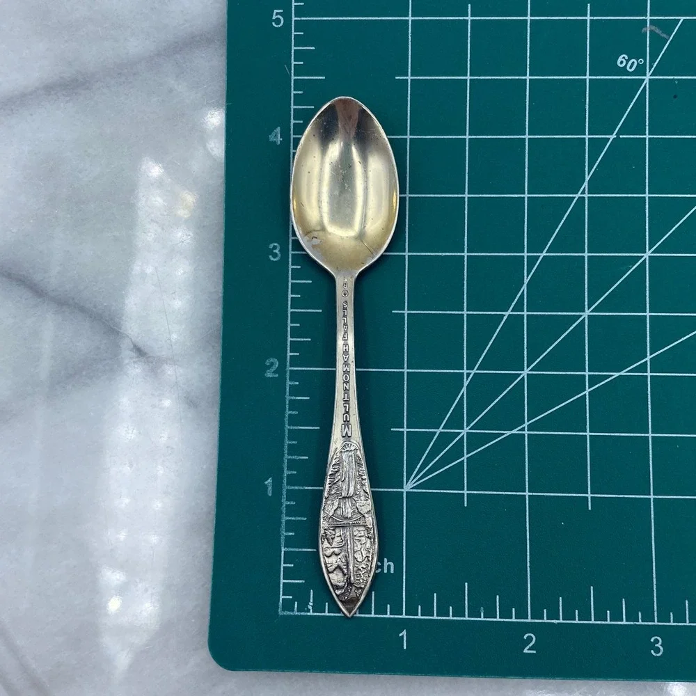 Sterling Silver Multnomah Falls Oregon Souvenir Spoon 4